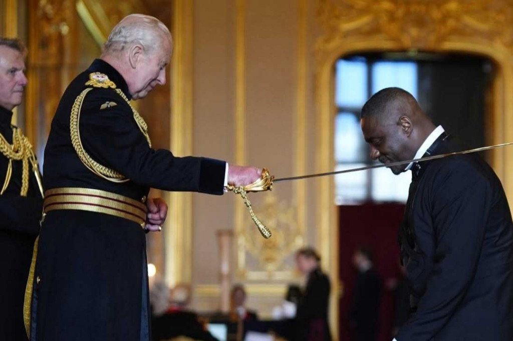 Idris Elba Resmi Jadi Sir di Kastil Windsor, Penghormatan Langsung dari Raja Charles III