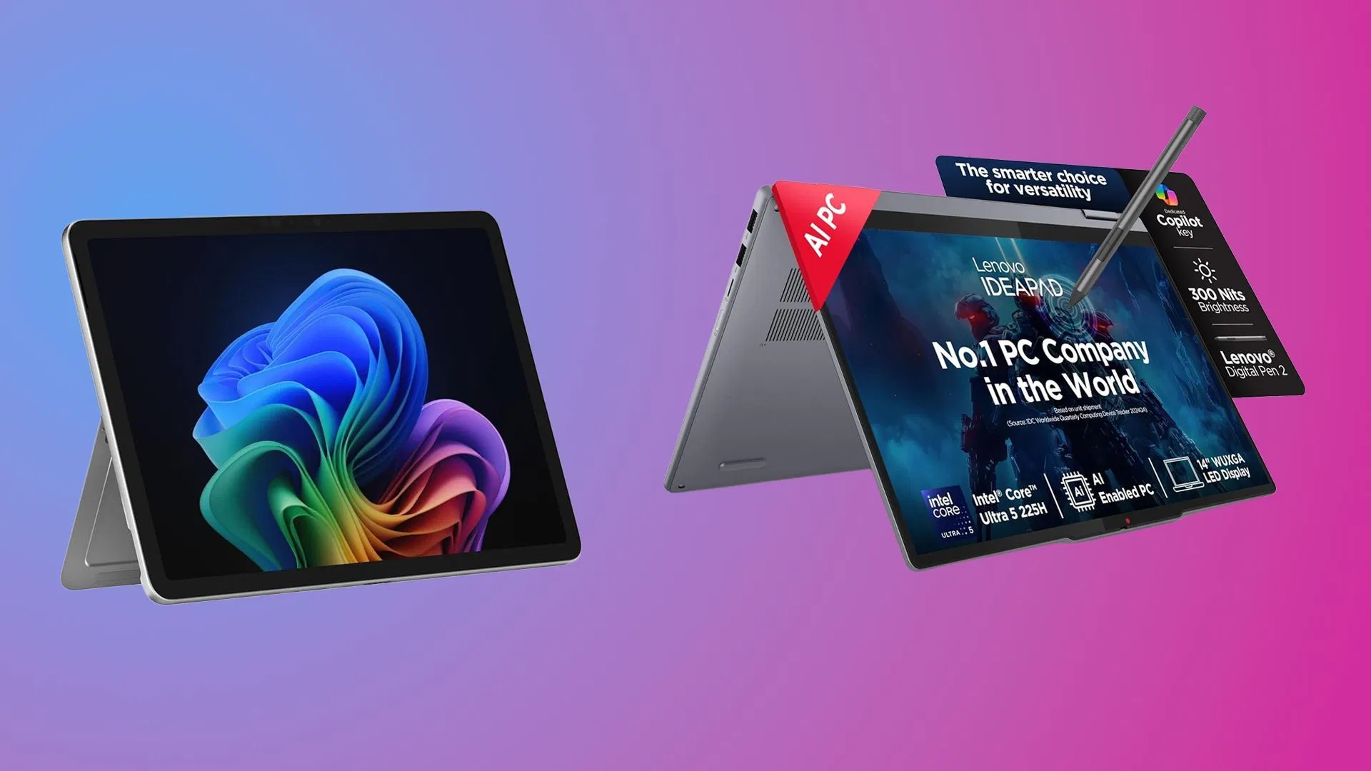 Surface Pro 12 Terlihat Lebih Premium, Tapi IdeaPad 5 2-in-1 Justru Lebih Masuk Akal