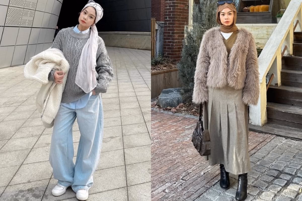7 Ide Outfit Musim Dingin Ala Nola Clara, Hangat Tanpa Terlihat Bulky