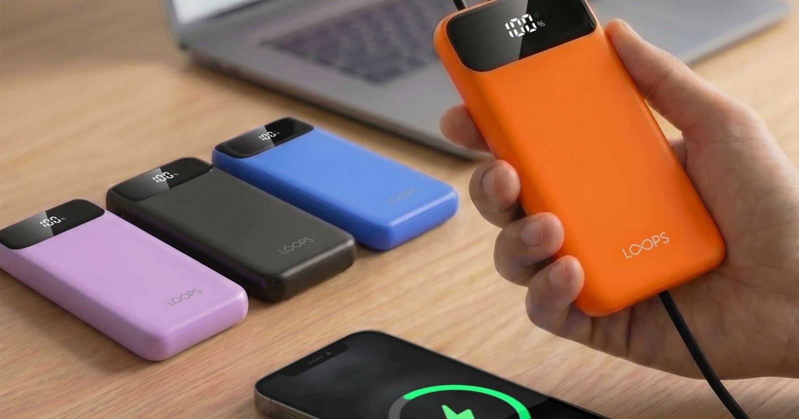 LOOPS Lumi 10.000 mAh Hadir Lebih Cepat, Fast Charging 22,5W Cuma Rp199 Ribu