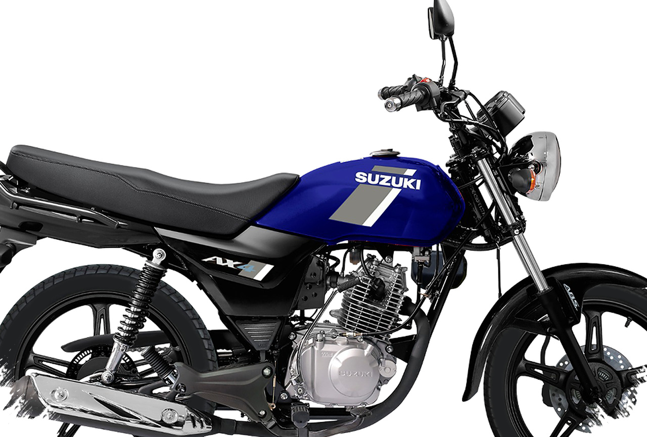 Suzuki AX4 ABS Sky Line Muncul Lebih Segar, Retro Murah Rp 31 Jutaan dengan ABS Depan