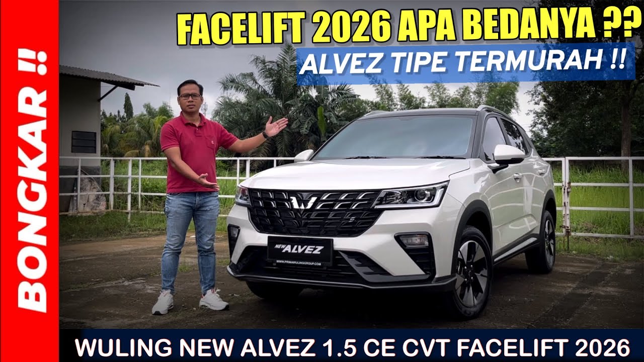 Wuling Alvez 2026 Terasa Mahal di Fitur, Tapi Harganya Masih Ramah untuk Keluarga
