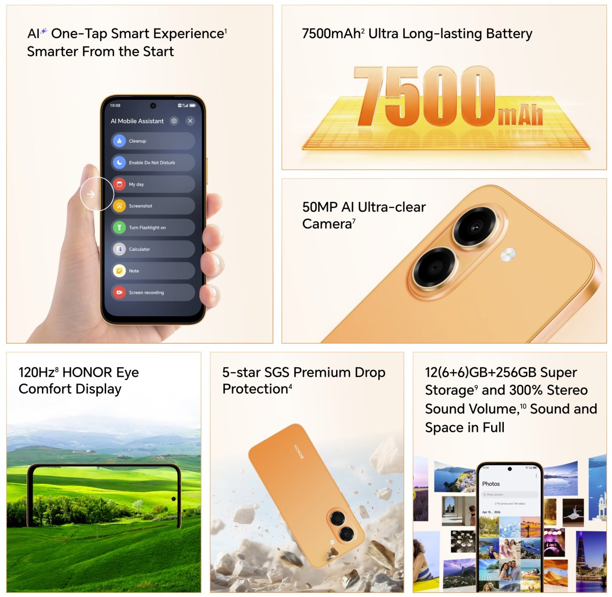 Honor X7e Muncul Diam-Diam, Bawa Baterai 7.500 mAh ke HP Kelas Bawah