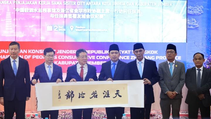 Jember Resmikan Jalan Baru ke Jinhua, Dari Lumbung Pangan ke Mitra Global
