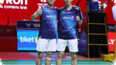 Raymond/Joaquin Tumbangkan Juara Dunia, Lolos Dramatis ke Semifinal Indonesia Open