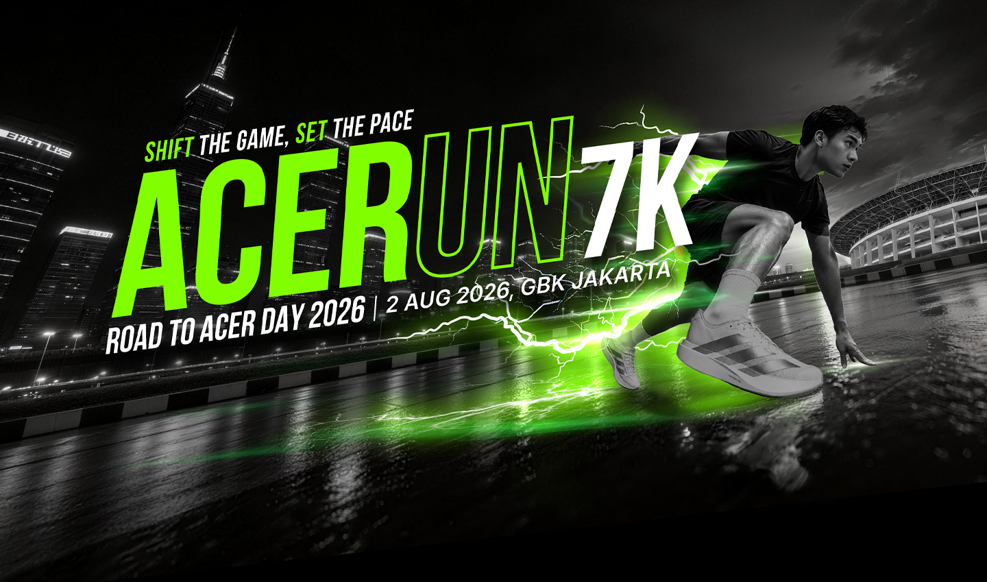 ACERUN 2026 Naik Kelas Jadi 7K, AI dan Aplikasi Lari Bikin Event Ini Tak Sekadar Adu Cepat
