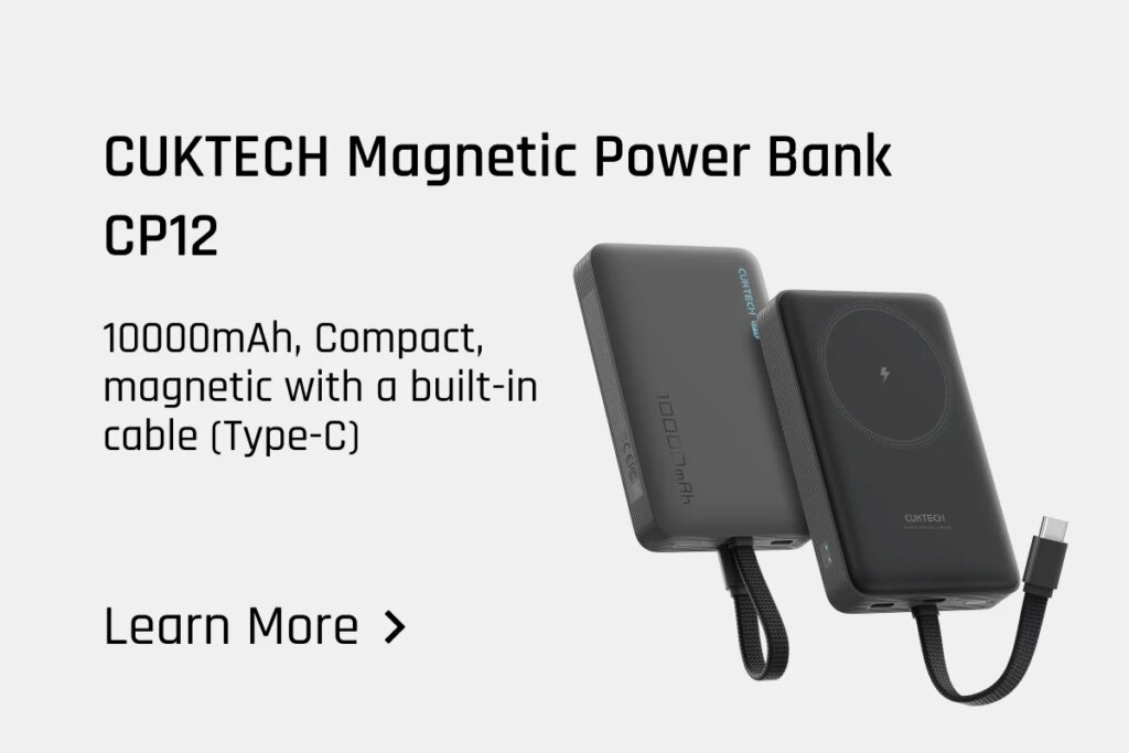 Cuktech Rilis Power Bank Magnetik yang Tak Cuma Nempel, Bisa Cas 30W Sambil Jadi Stand