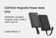 Cuktech Rilis Power Bank Magnetik yang Tak Cuma Nempel, Bisa Cas 30W Sambil Jadi Stand