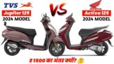 TVS Jupiter 125 Lebih Murah Dan Praktis, Honda Activa 125 Menang Di Halusnya Mesin