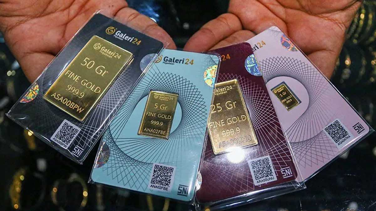 Harga Emas Pegadaian 6 Juni 2026 Bervariasi, Antam Lebih Mahal Dari Galeri 24 Dan UBS