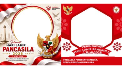 Twibbon Hari Lahir Pancasila 2026 Sudah Ramai Dicari, Ini Pilihan Keren yang Gratis Dibagikan