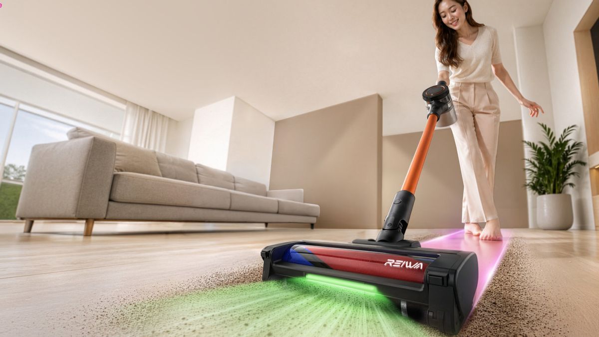 Reiwa Tebas Harga Stick Vacuum UV Ini, Bersih-Bersih Harian Kini Tak Lagi Ribet