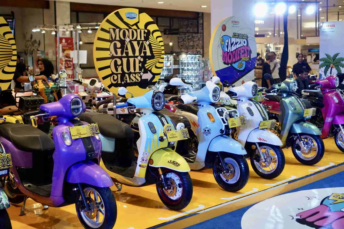 Yamaha Classy Modifest 2026 Masuk Surabaya, Grand Filano Kini Turun ke Arena Modifikasi