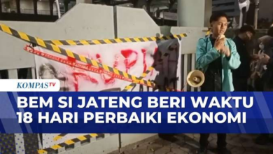 BEM SI Jateng Ultimatum 18 Hari ke Pemerintah, Desak Penguatan Rupiah Sebelum Reformasi Jilid 2
