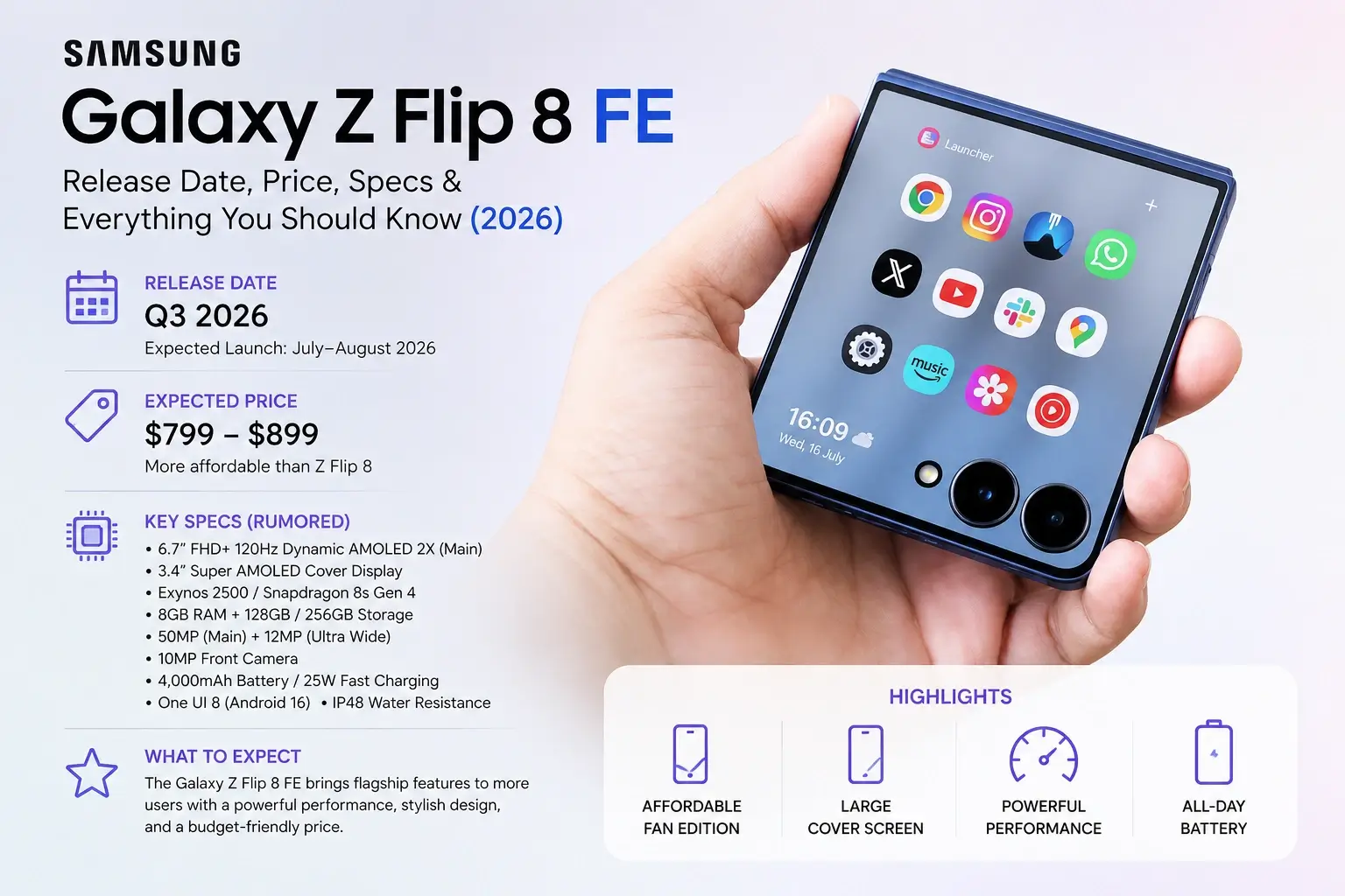 Sertifikasi Galaxy Z Flip 8 Ungkap Kabar Buruk, Fast Charging Masih Mentok 25W