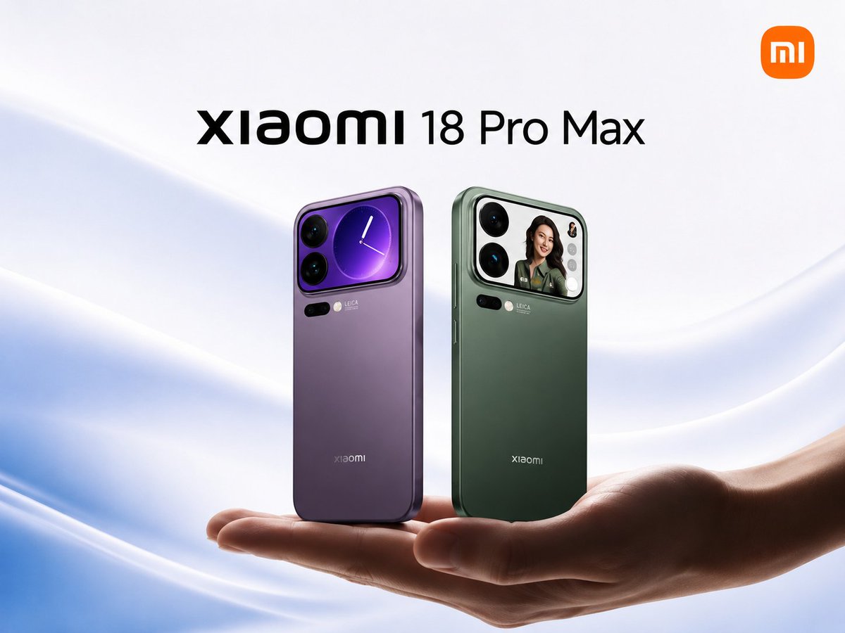 Xiaomi 18 Pro Mau Punya Layar Belakang 4 Inci, Ngaca dan Stream Makin Lega