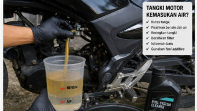 Tangki Motor Kemasukan Air? Begini Cara Mengurasnya Sendiri Sebelum Mesin Rusak