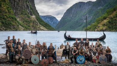 Timnas Norwegia Berpose Sebagai Pejuang Viking, Foto Resmi Piala Dunia Penuh Karakter