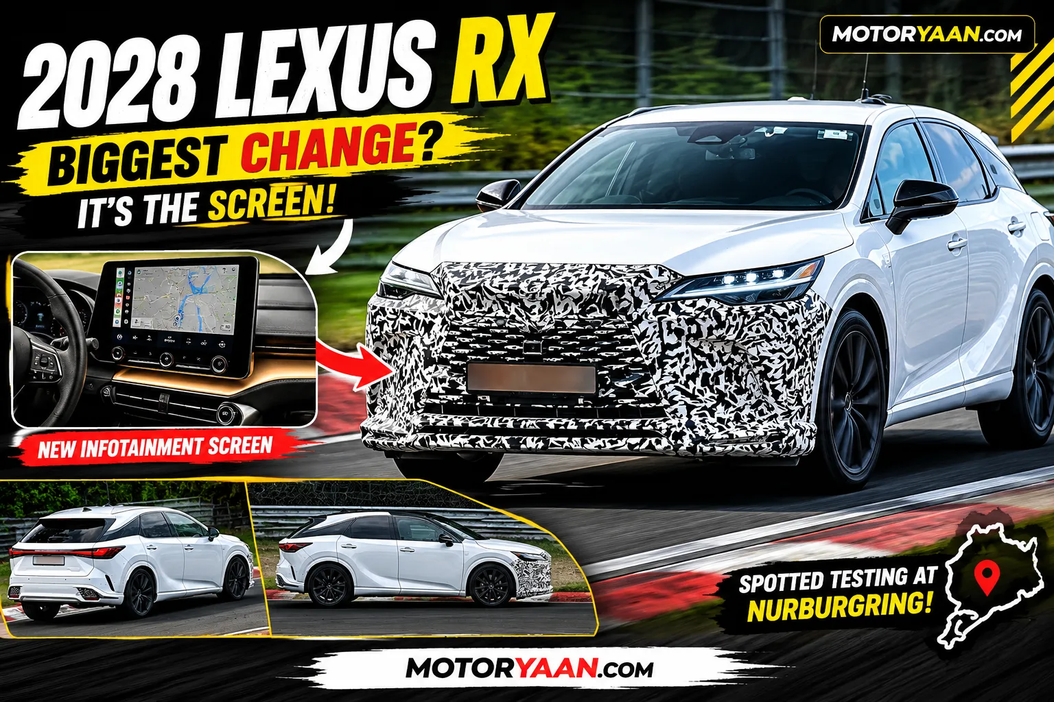 Lexus RX 2028 Berubah Diam-Diam, Layar Kabin Ini Jadi Pembeda Terbesarnya