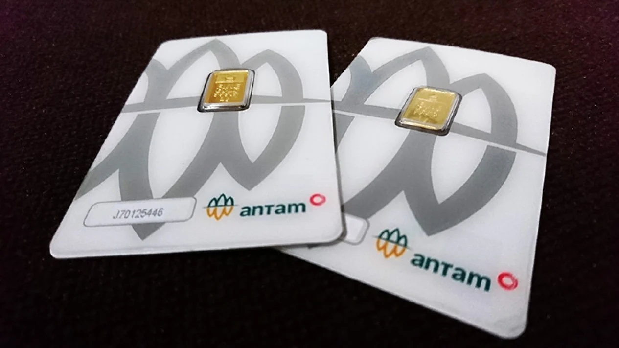Harga Emas Hari Ini Turun, Antam Terseret ke Rp2,848 Juta per Gram