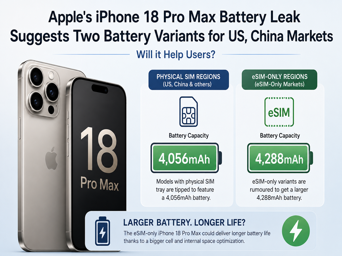 iPhone 18 Pro Dibedakan Antara China dan AS, Bocoran Baterainya Picu Tanda Tanya