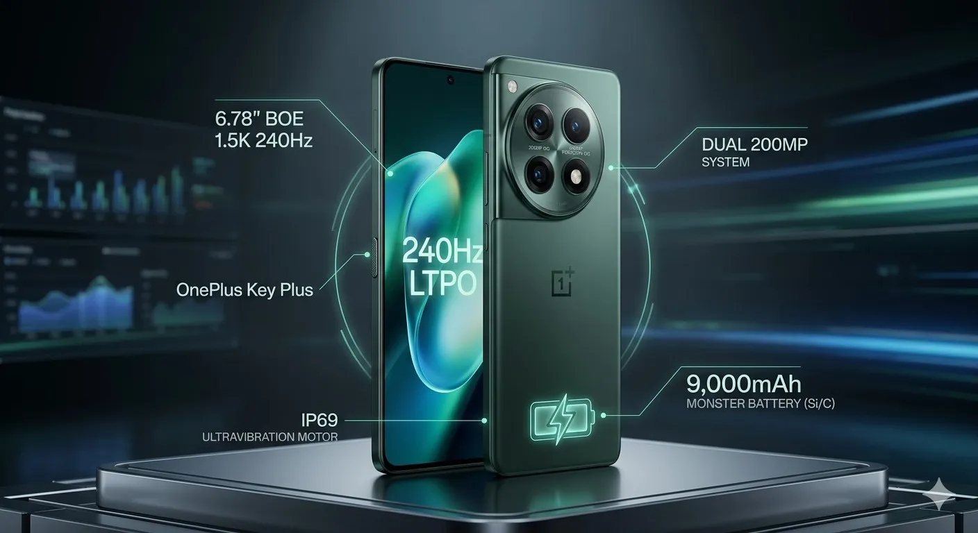 OnePlus 16 Bocor, Kamera 200MP Dan Baterai 9.000mAh Siap Ubah Standar Flagship