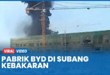 Pabrik Di Subang Terbakar Sebelum Beroperasi, BYD Sebut Hanya Kebakaran Kecil