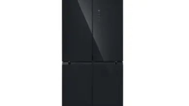 LG Bikin Dapur Terlihat Mewah, Kulkas 4 Pintu Full Black Ini Bawa Inverter Smart Multi Air Flow