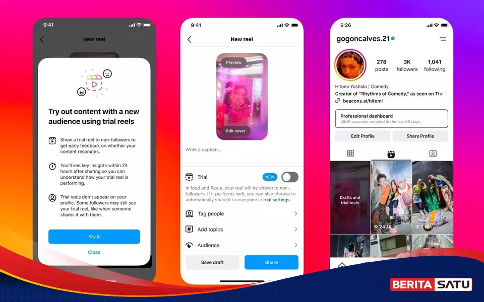 Teleprompter Instagram Hadir di Kamera Utama, Rekam Reels Sambil Baca Naskah Dengan Lancar