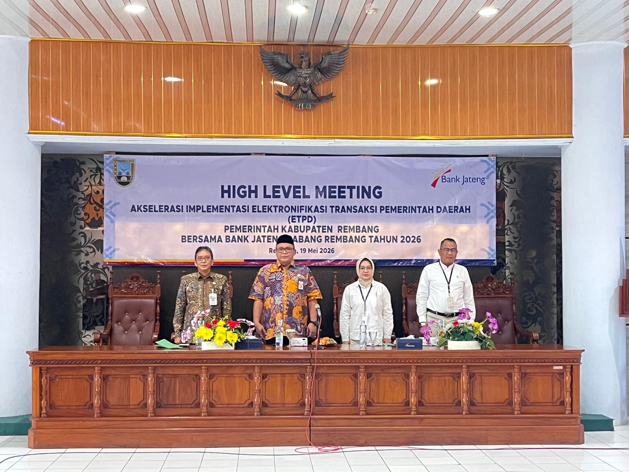 Bank Jateng Dan Kepala Daerah Satu Tarikan Nafas, ETPD Jadi Kunci Dorong Ekonomi Daerah