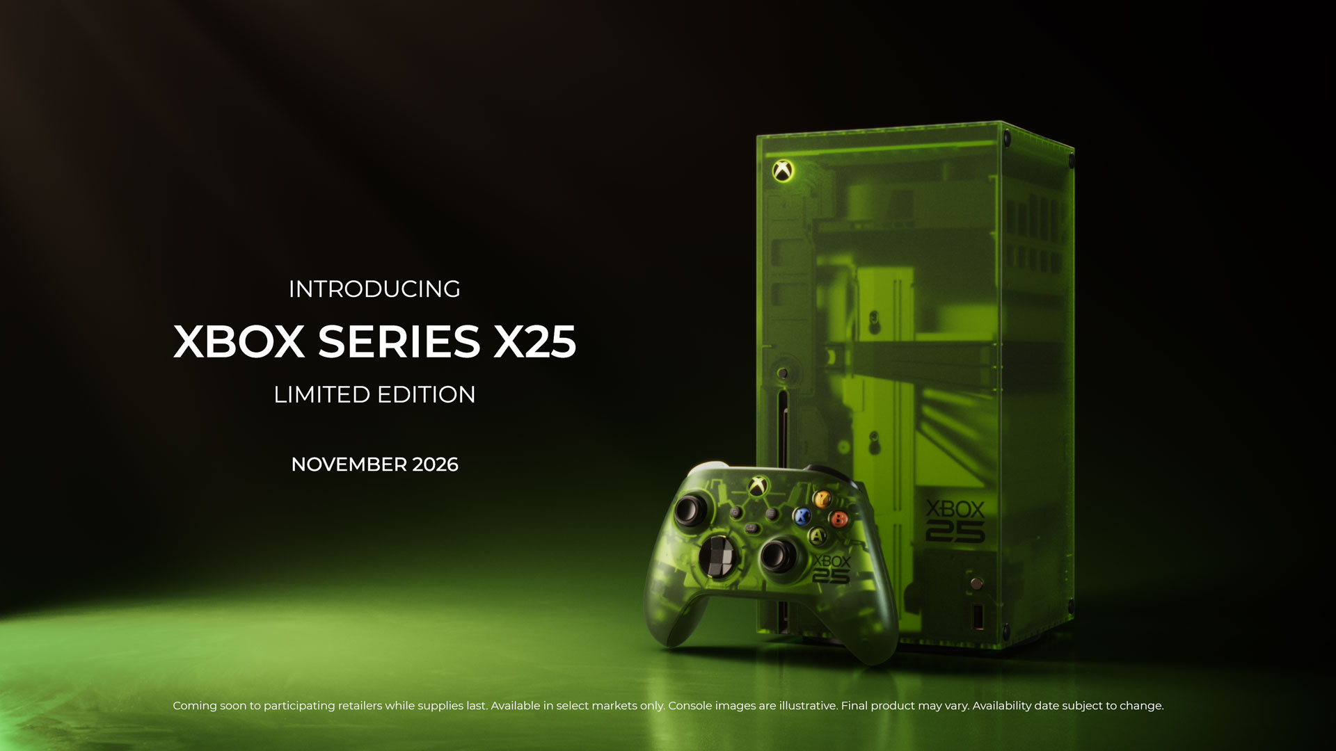 Xbox Series X25 Diumumkan, Desain Hijau Transparannya Bangkitkan Nostalgia 25 Tahun
