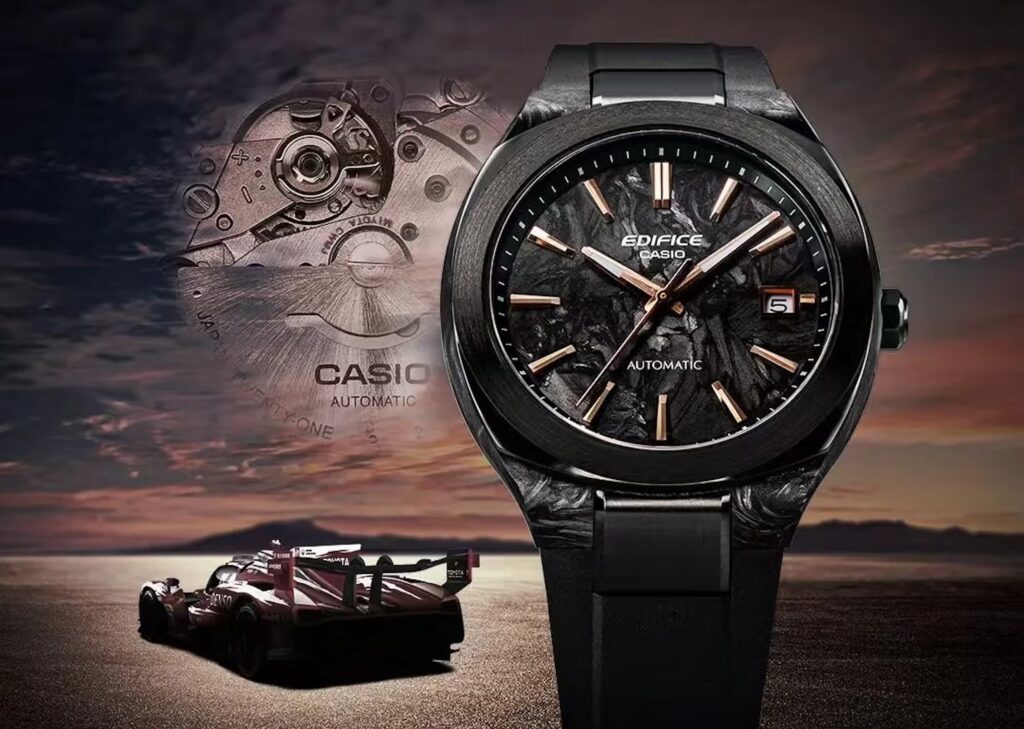 Casio Hadirkan Edifice Mekanis Baru, Dial Carbon Forged dan Sentuhan Toyota Racing