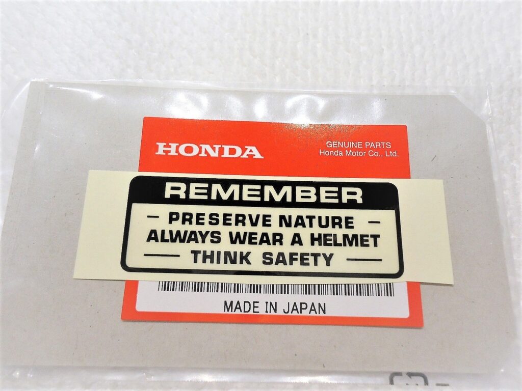 Label Kecil Di Motor Honda Ini Sering Diabaikan, Padahal Menjaga Keselamatan dan Kondisi Motor