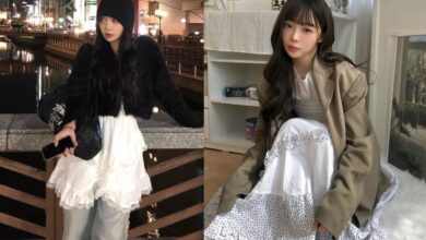 Mix and Match Layering Ala Kwak Min Kyung, Outfit Bertumpuk yang Tetap Ringan dan Estetik