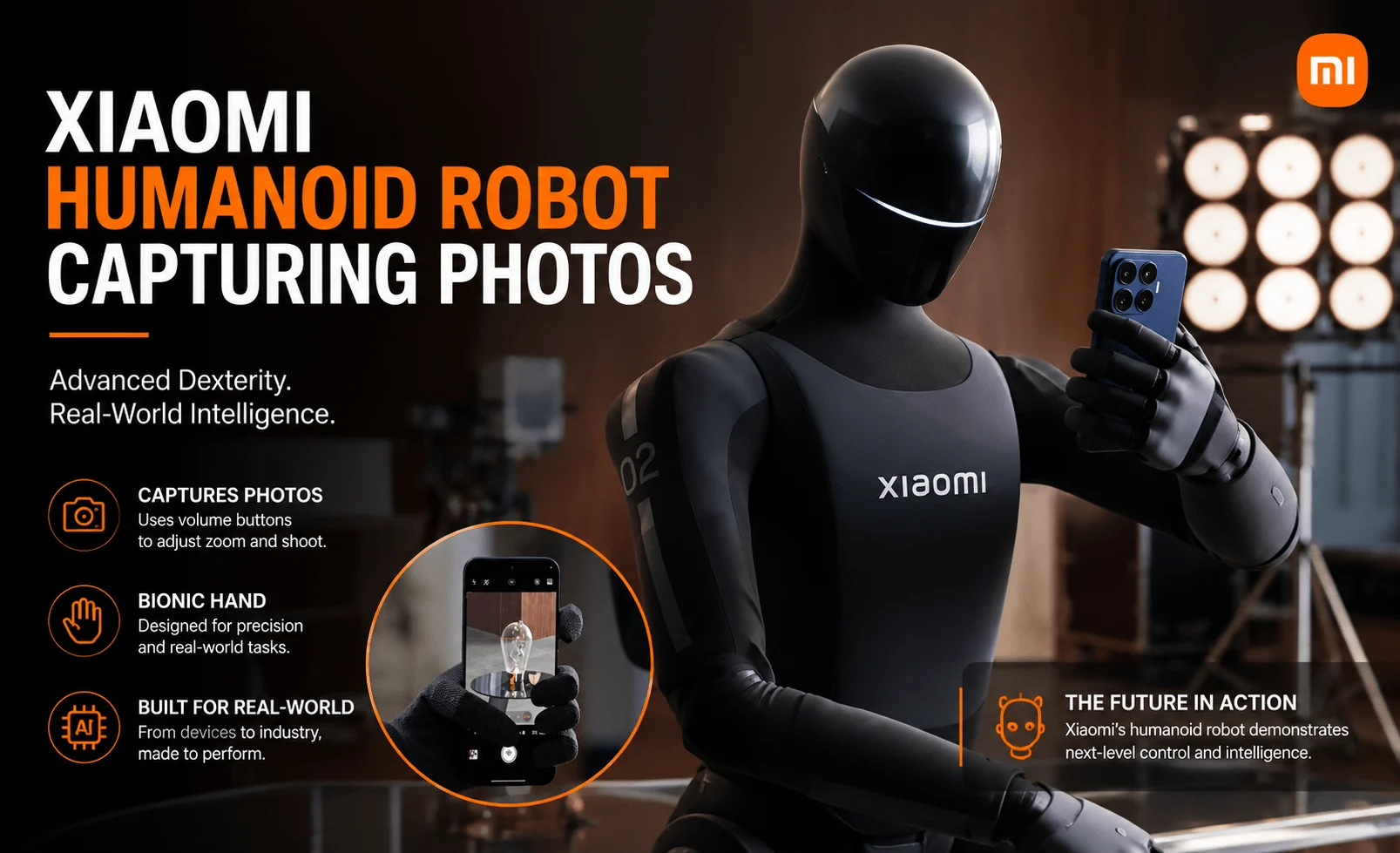 Robot Humanoid Xiaomi Sudah Bisa Memotret Pakai Xiaomi 17T Pro, Bukan Lagi Sekadar Demo Panggung