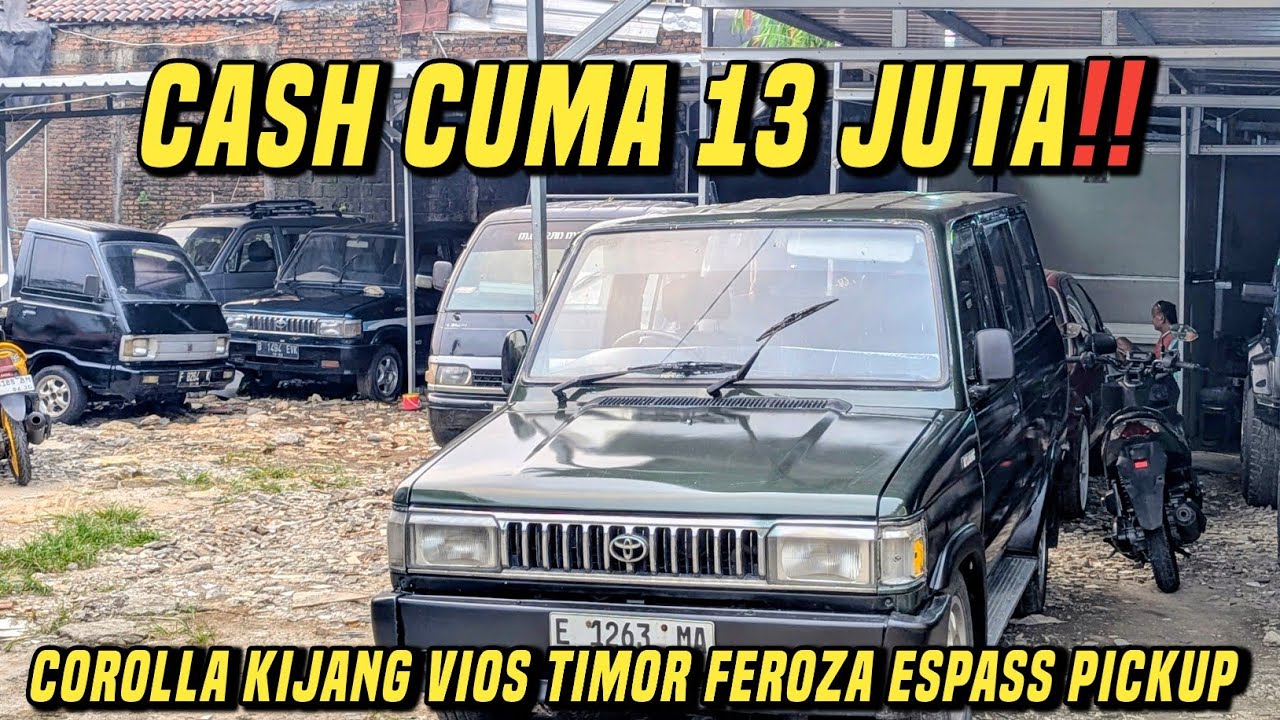Pasar Motuba Solo Raya, Lorong Waktu Para Pemburu Mobil Tua dan Onderdil Langka