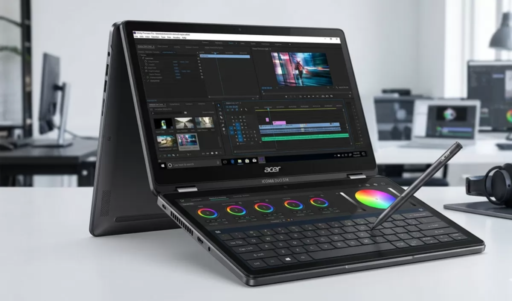 Acer Iconia Duo S14, Tablet OLED 14,2 Inci Yang Bisa Jadi Monitor Kedua