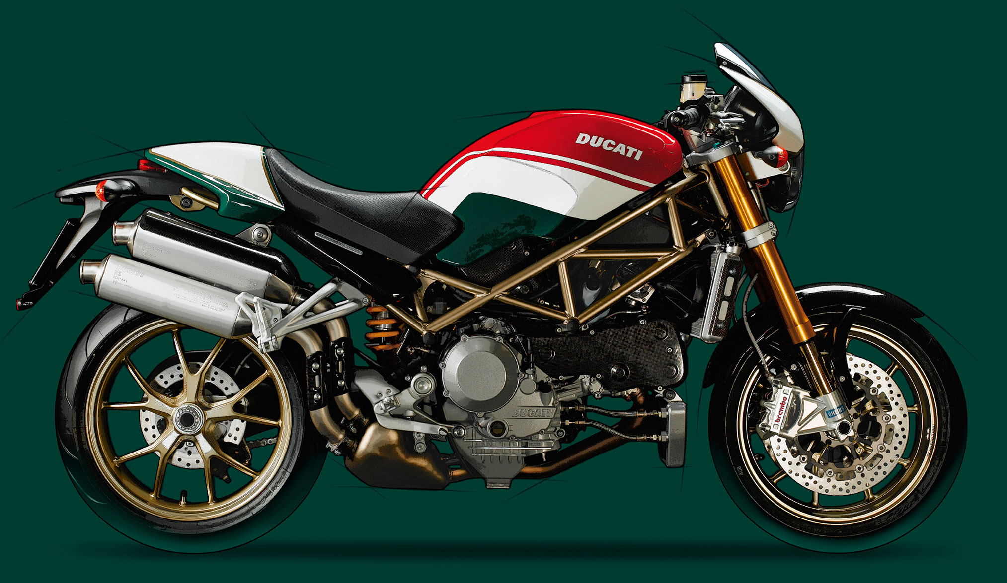 Ducati Monster 100 Rayakan Seabad, Livery Tricolore Dan Detail Premiumnya Bikin Berhenti Lihat