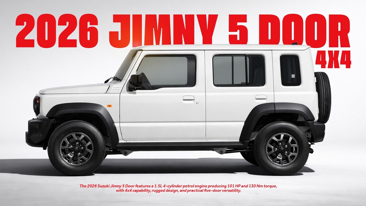 Suzuki Jimny 5 Pintu Turbo 2026, Tangguh Di Medan Berat Tapi Kini Lebih Mewah dan Modern
