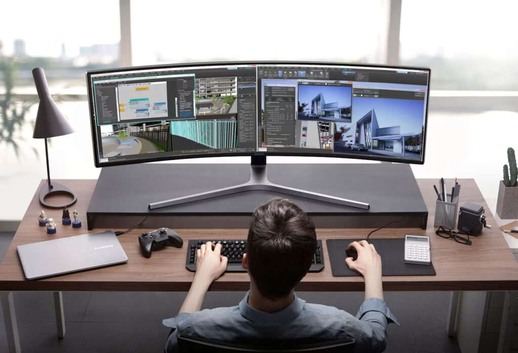 4 Monitor Raksasa Ini Terlalu Ekstrem Untuk Dipakai Dekat, Desk Bisa Kewalahan