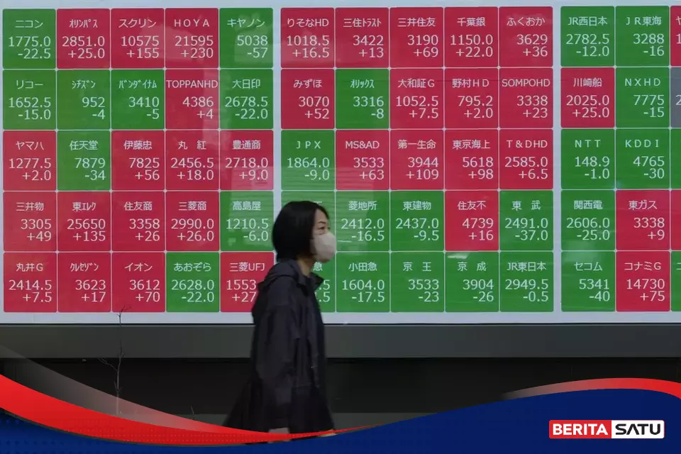 Saham Teknologi Tersungkur, Bursa Asia Dan Eropa Kompak Melemah Diguncang Sentimen Global