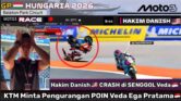 Last Lap Moto3 Hungaria Berujung Crash Horor, Veda Gagal Cetak Poin usai Finis ke-16