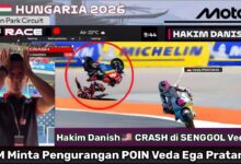 Last Lap Moto3 Hungaria Berujung Crash Horor, Veda Gagal Cetak Poin usai Finis ke-16