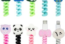 Kabel Charger Sering Putus, Pelindung Spiral Karakter Ini Bikin Ujungnya Lebih Aman dan Lucu