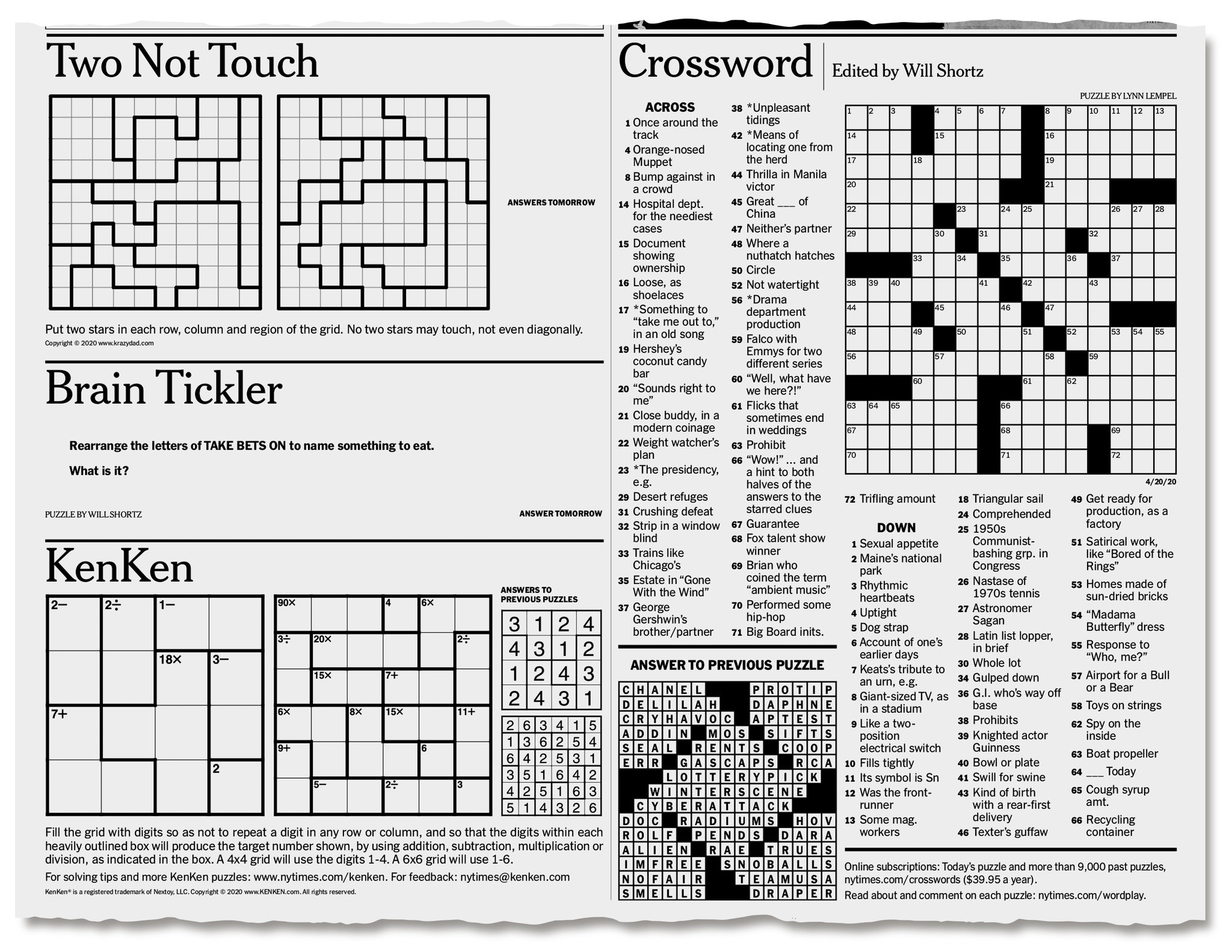 Kunci Jawaban Puzzle Kamis Ini, Dari Crossword Hingga Cryptoquote Yang Mengejutkan