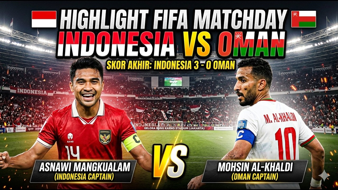 Indonesia Hadapi Oman di GBK, Peluang Tambah Poin FIFA dan Naik Ranking Dunia