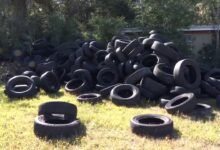 Ribuan Ban Muncul Di Lahan Baru Ini, Pemiliknya Terjebak Dalam Bencana Tak Terduga
