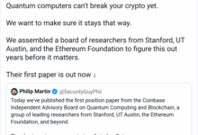 Bitcoin Harus Siap Hadapi Ancaman Kuantum Sekarang, Coinbase Peringatkan 7 Juta Koin Rentan