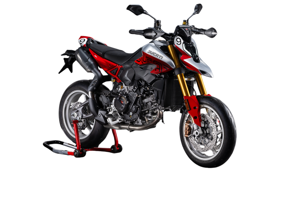 Ducati Hypermotard V2 SP 100, Supermoto Ulang Warna Balap Ketahanan Legendaris