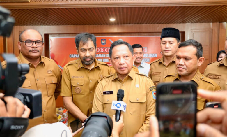 Masuk Pemulihan Permanen, Tito Minta Daerah Segera Serahkan Data Huntap